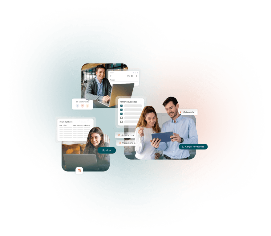 Equipo de especialistas en liquidación